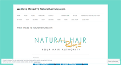 Desktop Screenshot of naturalhairrules.wordpress.com