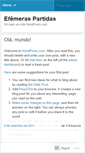Mobile Screenshot of efemeraspartidas.wordpress.com