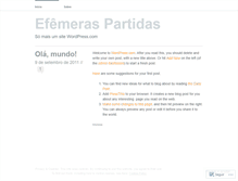 Tablet Screenshot of efemeraspartidas.wordpress.com