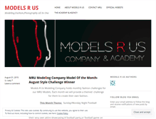 Tablet Screenshot of modelrus.wordpress.com