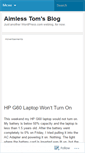 Mobile Screenshot of aimlesstom.wordpress.com