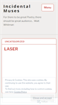 Mobile Screenshot of incidentalmuses.wordpress.com