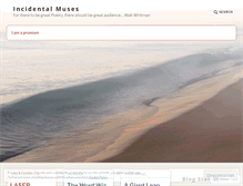 Tablet Screenshot of incidentalmuses.wordpress.com