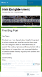 Mobile Screenshot of irishenlightenment.wordpress.com