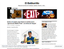 Tablet Screenshot of elbatiburrillo.wordpress.com