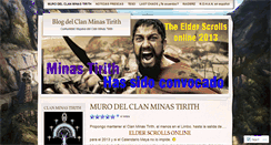 Desktop Screenshot of clanminastirith.wordpress.com