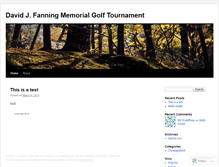 Tablet Screenshot of fanningmemorial.wordpress.com