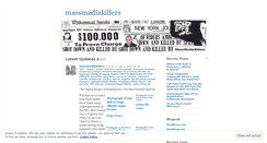 Desktop Screenshot of massmediakillers.wordpress.com