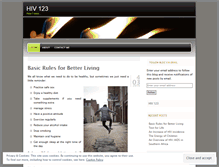 Tablet Screenshot of hiv123.wordpress.com