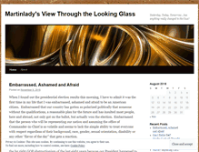 Tablet Screenshot of martinlady.wordpress.com