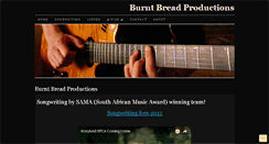 Desktop Screenshot of burntbreadproductions.wordpress.com
