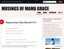 Tablet Screenshot of mamagrace71.wordpress.com