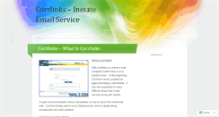 Desktop Screenshot of corrlinks.wordpress.com