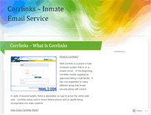 Tablet Screenshot of corrlinks.wordpress.com