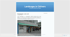 Desktop Screenshot of landscapeischilvers.wordpress.com