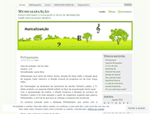 Tablet Screenshot of musicalizaacao.wordpress.com