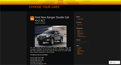 Desktop Screenshot of chooseyourcars.wordpress.com