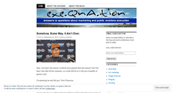 Desktop Screenshot of exeqnation.wordpress.com