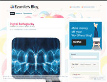 Tablet Screenshot of ezsmile.wordpress.com