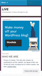 Mobile Screenshot of livedance.wordpress.com