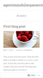 Mobile Screenshot of agentimmobilierparsecteur.wordpress.com