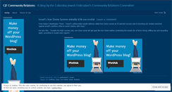 Desktop Screenshot of jewishcolumbia.wordpress.com