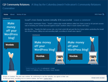 Tablet Screenshot of jewishcolumbia.wordpress.com