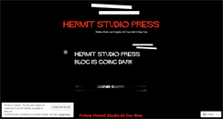 Desktop Screenshot of hermitstudiopress.wordpress.com