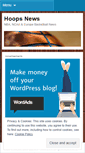 Mobile Screenshot of hoopsnews.wordpress.com
