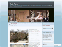 Tablet Screenshot of anniemame.wordpress.com