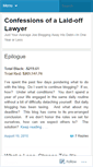Mobile Screenshot of laidofflawyer.wordpress.com