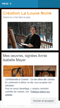 Mobile Screenshot of lalouvenoire.wordpress.com