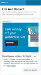Mobile Screenshot of lifeasiknowit37.wordpress.com