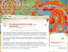 Tablet Screenshot of lifeasiknowit37.wordpress.com