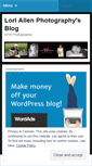 Mobile Screenshot of loriallenphotography.wordpress.com