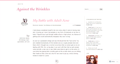 Desktop Screenshot of againstthewrinkles.wordpress.com