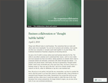 Tablet Screenshot of coopertinocollaborative.wordpress.com