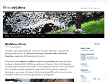 Tablet Screenshot of filmmaddalena.wordpress.com