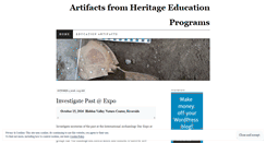Desktop Screenshot of heritageedu.wordpress.com