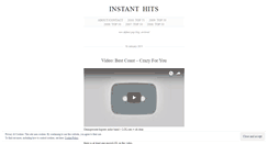 Desktop Screenshot of instanthits.wordpress.com