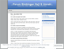 Tablet Screenshot of hajjumrah.wordpress.com