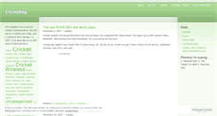 Desktop Screenshot of crickwireless.wordpress.com