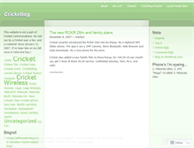 Tablet Screenshot of crickwireless.wordpress.com