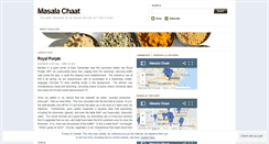 Desktop Screenshot of masalachaat.wordpress.com