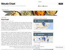 Tablet Screenshot of masalachaat.wordpress.com