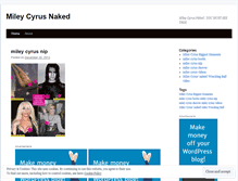 Tablet Screenshot of mileycyrusnaked9.wordpress.com