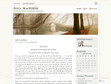 Tablet Screenshot of penamasterisi.wordpress.com