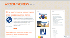 Desktop Screenshot of agenciatrenders.wordpress.com