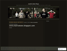 Tablet Screenshot of matrizskate.wordpress.com