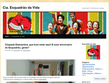 Tablet Screenshot of esquadraodavida.wordpress.com